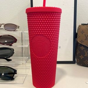 Chili red venti studded Starbucks tumbler Mexico release